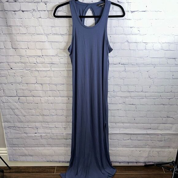 👗 Blue Express Maxi Dress - Size Small - Picture 1 of 4